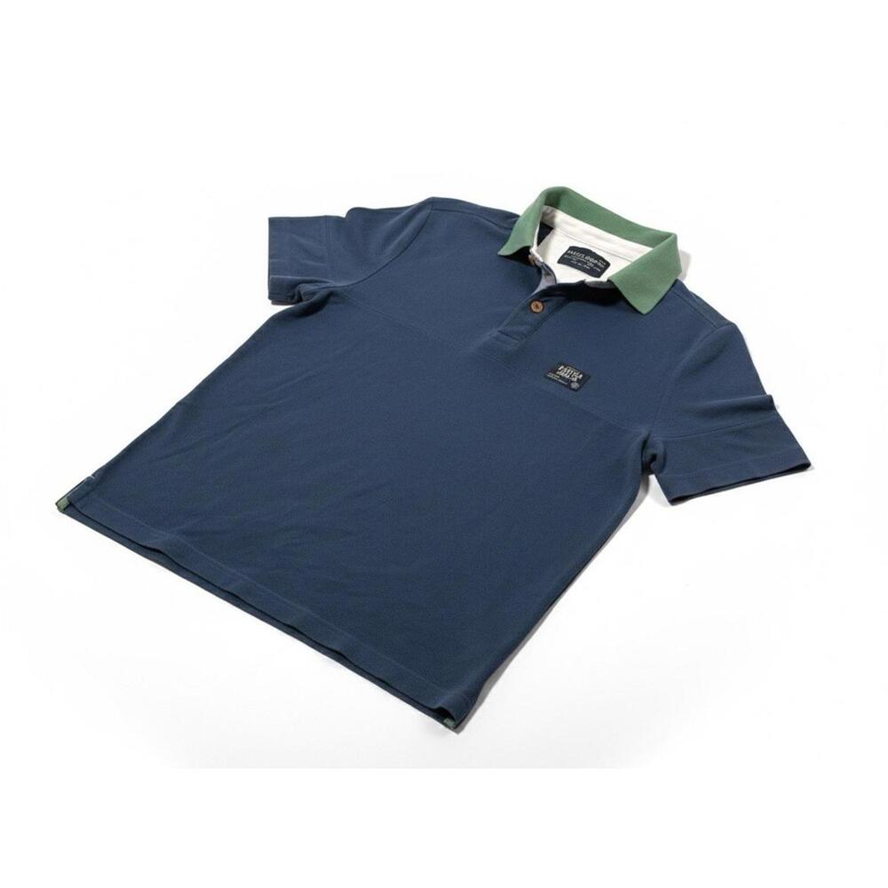Nautica Jeans Co Men’s Retro Navy Polo Size Medium